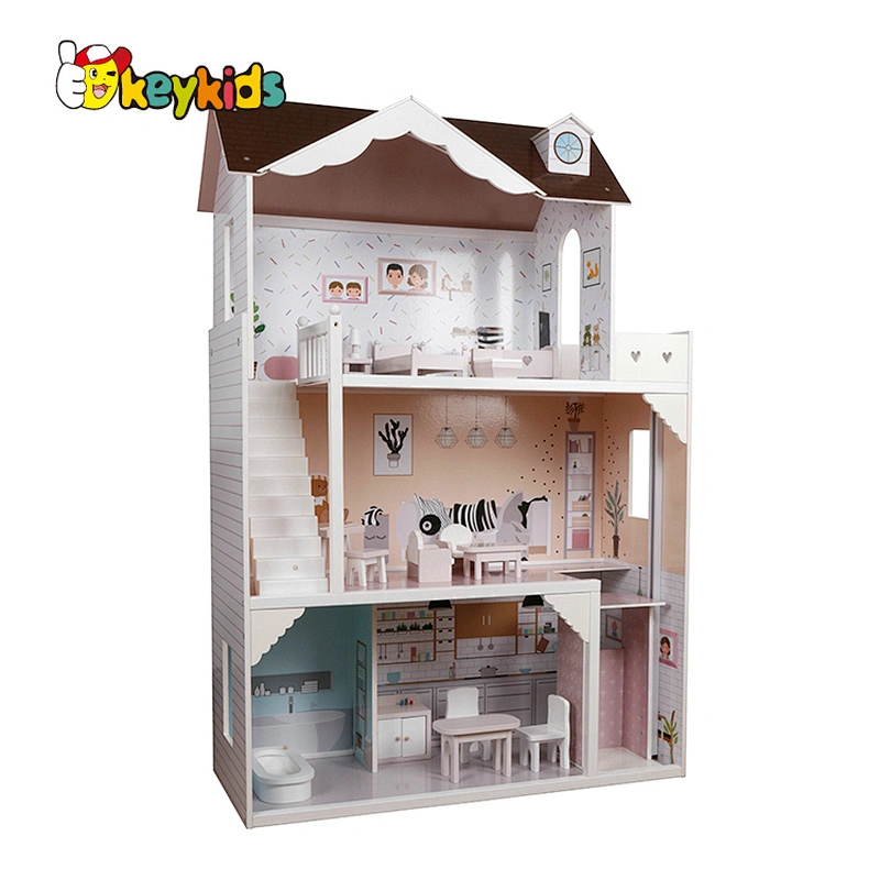 Customized/ OEM Children Wooden Castles Blocks W06A484