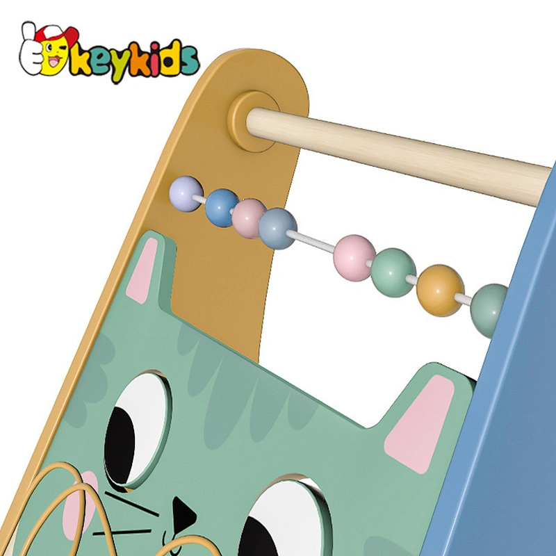 New design multifunctional wooden activity walker & wagon for toddler W16E177