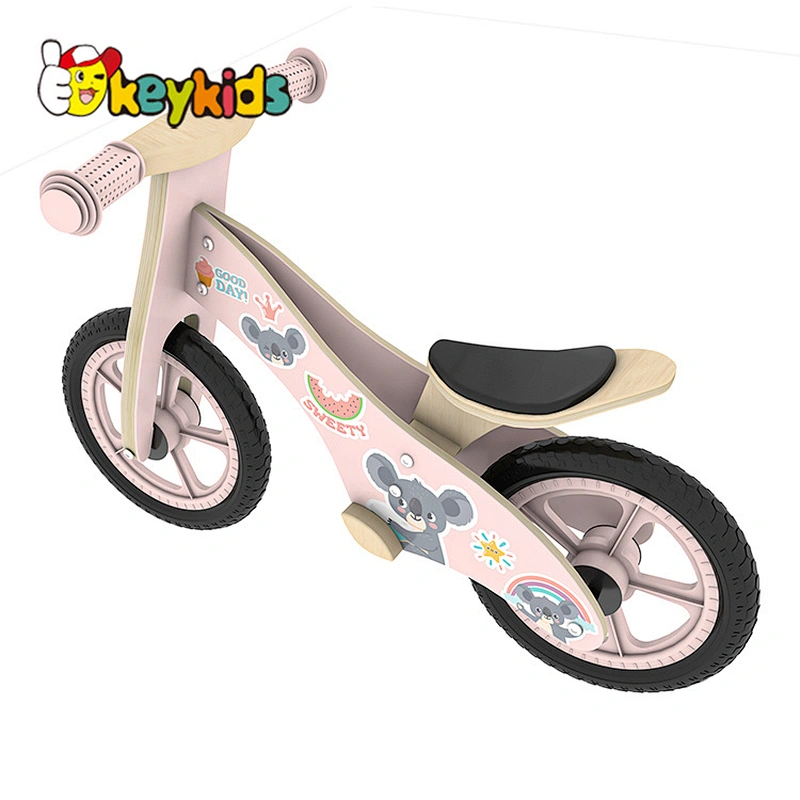 OEM customize 2 in 1 wooden push bike toy for children W16C324