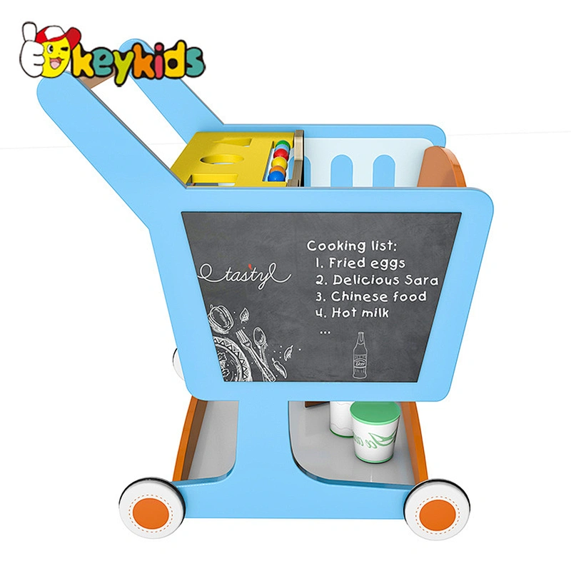 New learning walker Wooden push toy wagon walker for toddler W16E175