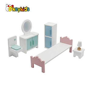 Factory Customize furniture toy wooden dollhouse accessories for sale W06B125