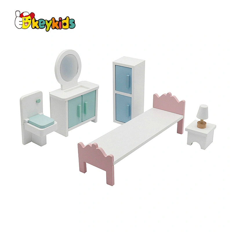 Factory Customize furniture toy wooden dollhouse accessories for sale W06B125