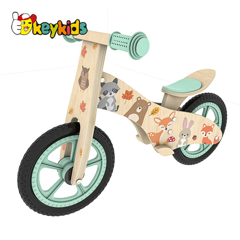 OEM customize 3 in 1 wooden tricycle balance bike for kids W16C323