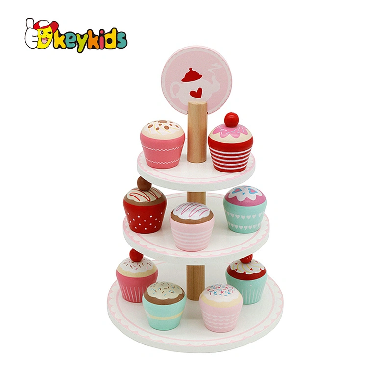 New released pretend play wooden dessert toys for kids W10B333