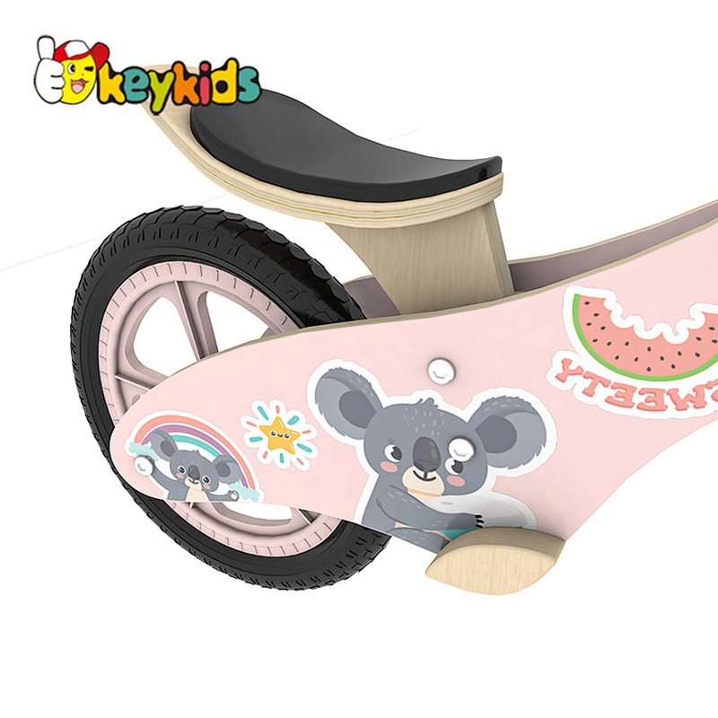 OEM customize 2 in 1 wooden push bike toy for children W16C324