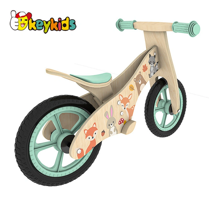 OEM customize 3 in 1 wooden tricycle balance bike for kids W16C323