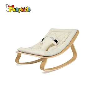 Customize comfortable wooden rocking chair for baby W08G334