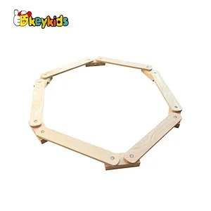 Montessori foldable balance wooden board for kids W01D156