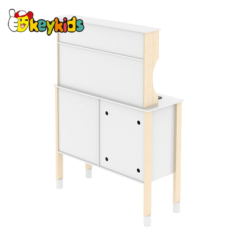 Hot Selling Toddler Pretend Cooking Play Set Kids Wooden Kitchen Toys With Sounds Light For Boys W10C727