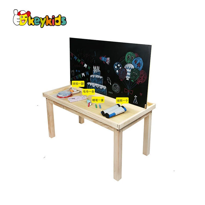 New children educational wooden drafting table for sale W12B218