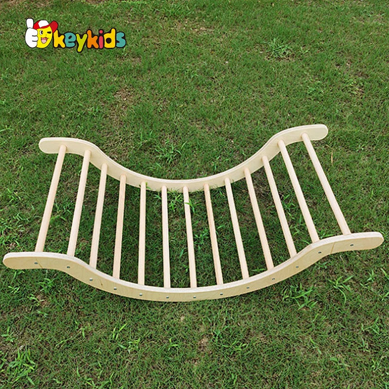 Montessori indoor playground wooden garden climbing frame for children W01D147
