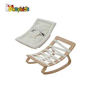 Customize comfortable wooden rocking chair for baby W08G334