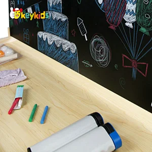 New children educational wooden drafting table for sale W12B218