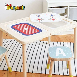 Customize comfortable wooden rocking chair for baby W08G334