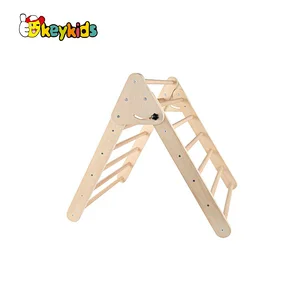 Montessori indoor playground wooden garden climbing frame for children W01D147