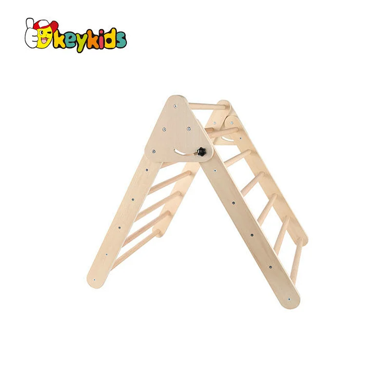 Montessori indoor playground wooden garden climbing frame for children W01D147