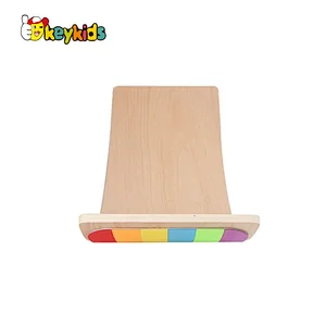 Montessori Balance Training wooden wobble board exercise for kids W01D146