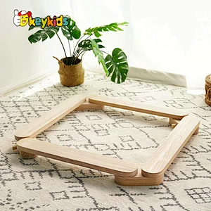 Montessori foldable balance wooden board for kids W01D156