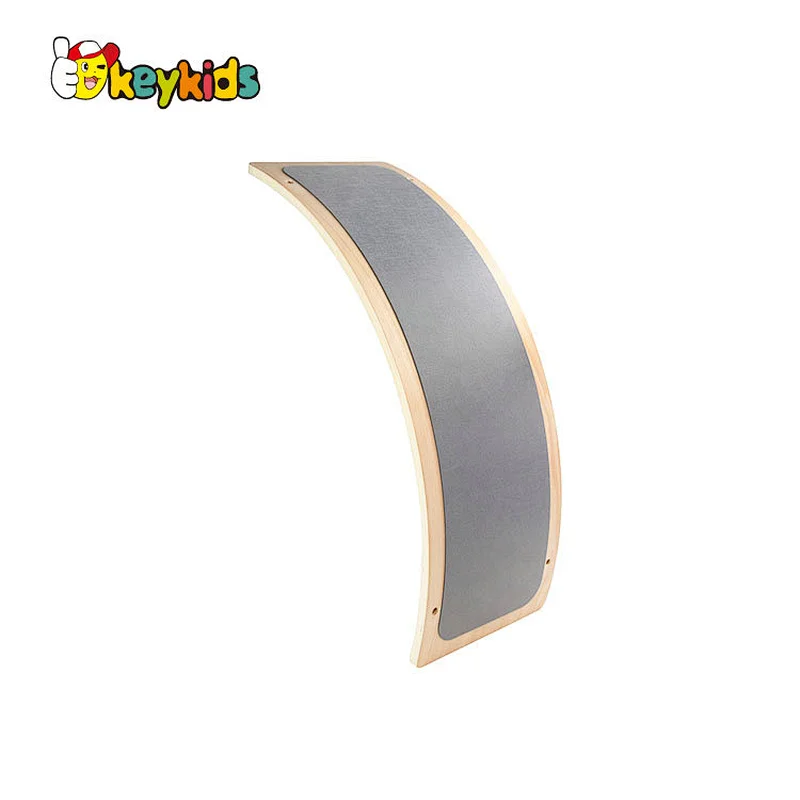 Montessori Balance Training wooden wobble board exercise for kids W01D146