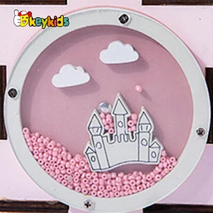 Handmade Montessori juguetes para los ninos wooden kids baby activity cube for wholesale W12D382