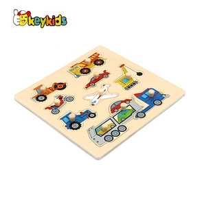 New design baby wooden jigsaw puzzle for education W14A113