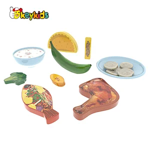 Pretend Play Vegetable Set Accessories Wooden Food Play Set for Kids W10B427