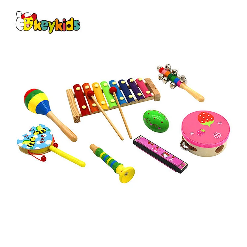 New arrived educational play wooden musical toy instruments for kids W07A209