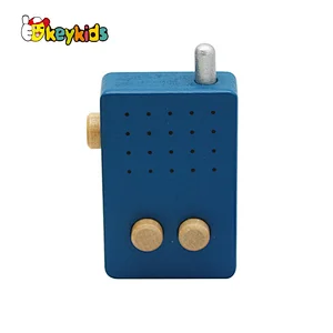 Customize pretend play set wooden toy detective kit for kids W10D425