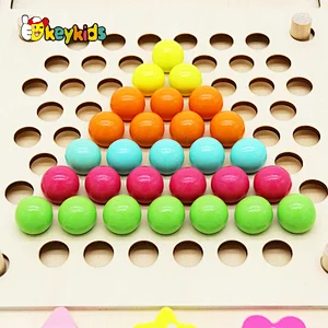 Color Matching Mosaic Pegboard Early Learning Educational Toys for Boys and Girls W12F129