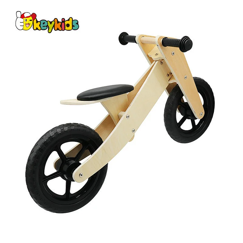 New design toddlers self wheel wooden balance bike for early rider W16C333B