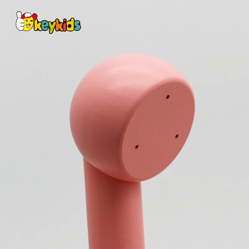Customize pretend play telephone wooden toy landline phone for kids W10D454B