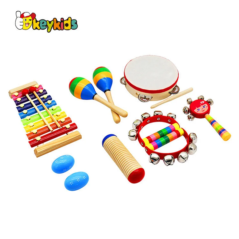 2021 New playful  wooden musical  toy instruments for preschool W07A186