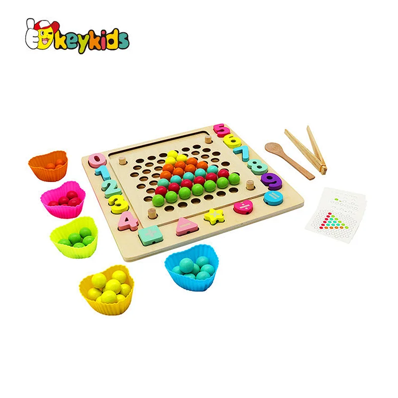 Color Matching Mosaic Pegboard Early Learning Educational Toys for Boys and Girls W12F129