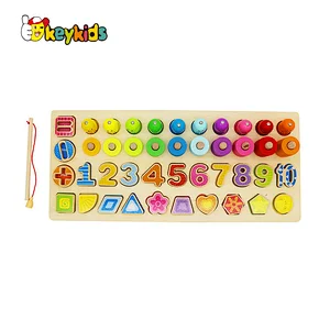 New arrival multi-function wooden educational toys for 3 year olds W12D203