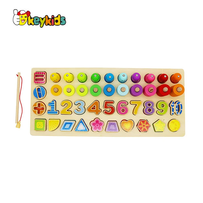 New arrival multi-function wooden educational toys for 3 year olds W12D203