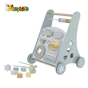 New design activity play wooden walker toy for kids W08J001E