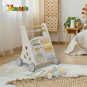 New design activity play wooden walker toy for kids W08J001E