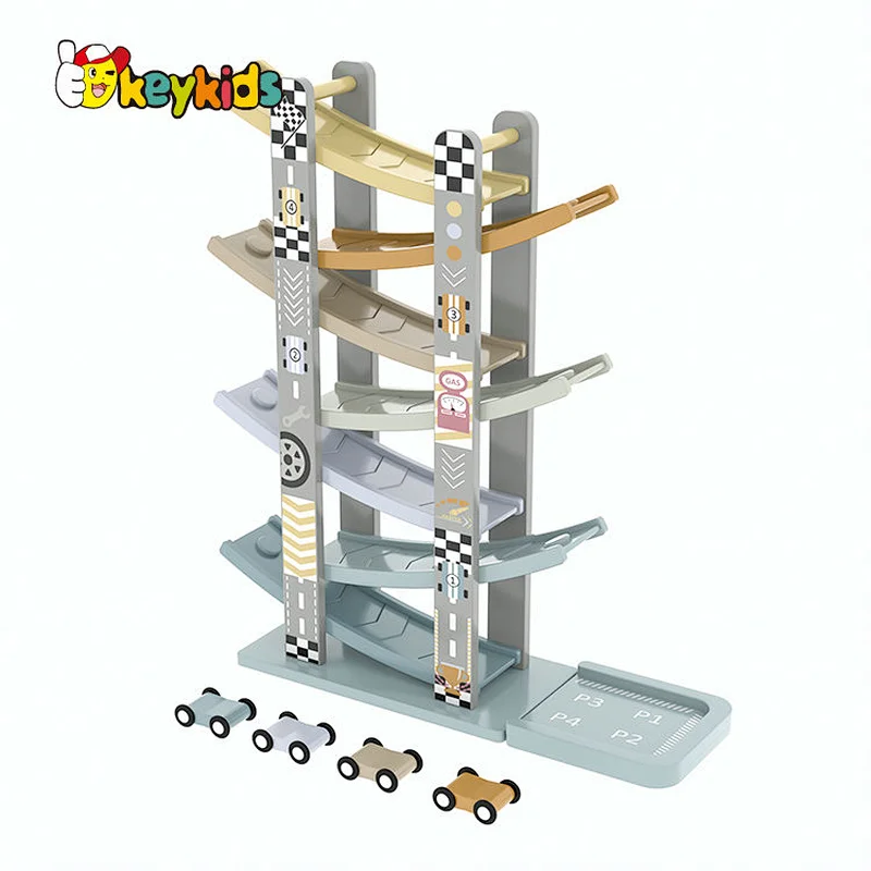 Customized wooden race track car ramp racer - Wenzhou Times Arts&Crafts