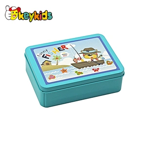 Educational Toy Colorful Wooden Magnetic Fishing Game Toy For Kids W01A473