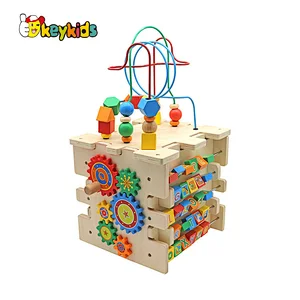 Fashion portable pretend play wooden toys pet care set for selling W10D424