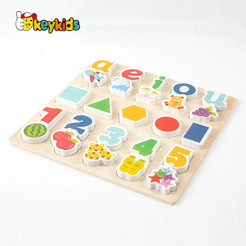 Children's Simulation Palette Color Wooden Matching Puzzle Toys W14A342