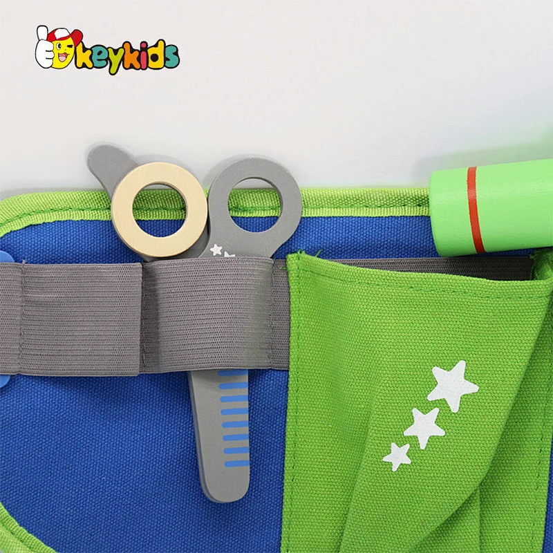 Top fashion Role-play set wooden hairdressing toy for kids W10D515