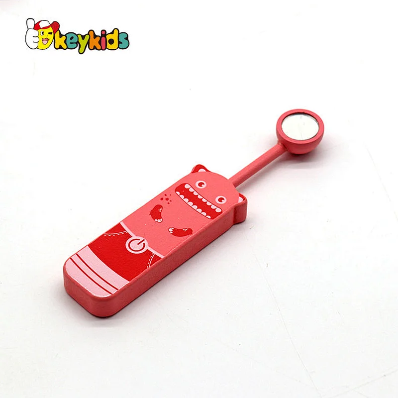 Wooden educational doctor medical pretend wooden dentist play set for kids W10D544