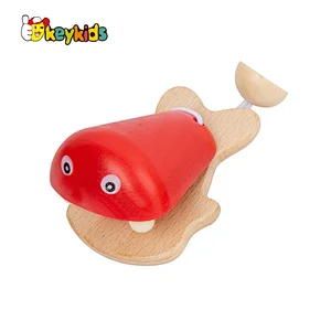 wholesale mini wooden castanet musical instrument educational toys castanet for kids W07I188