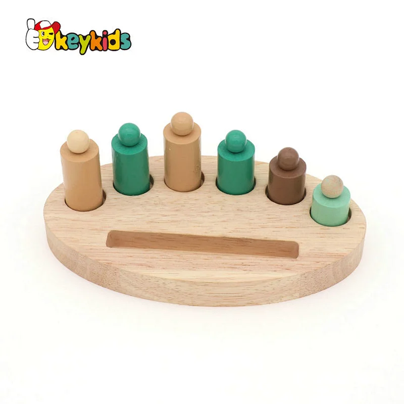 Customize kids role play pink wooden mini makeup toys for dolls W10D506