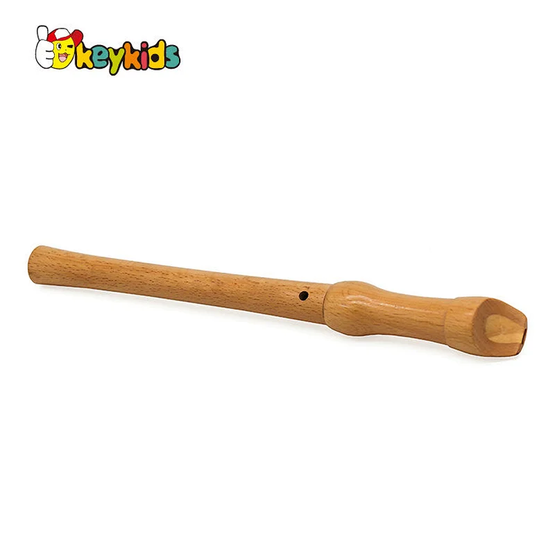 2022 wholesale educational wooden musical instrument flute toy for kids W07D024