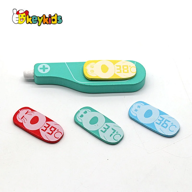 Wooden educational doctor medical pretend wooden dentist play set for kids W10D544