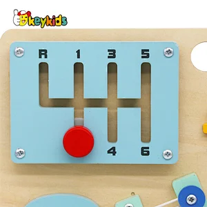 Handmade Montessori sensory wooden light switch busy board for children W12D381B
