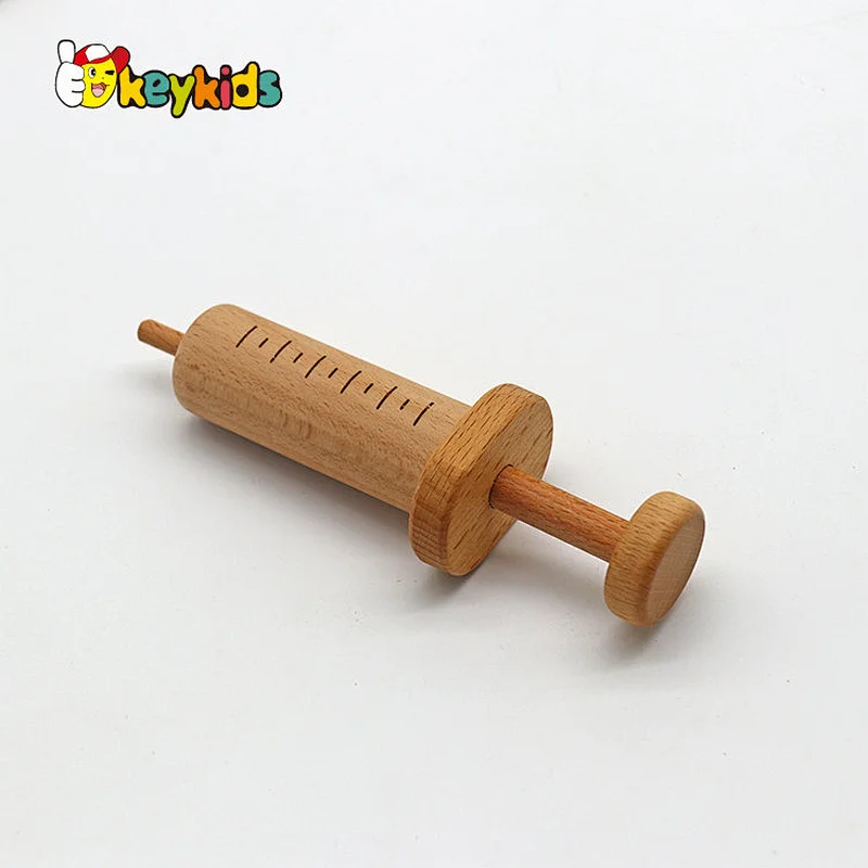 Wooden educational doctor medical pretend toy dentist kit for toddlers W10D540