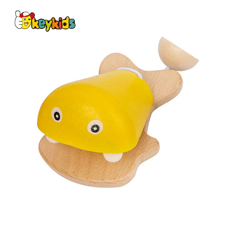 wholesale mini wooden castanet musical instrument educational toys castanet for kids W07I188